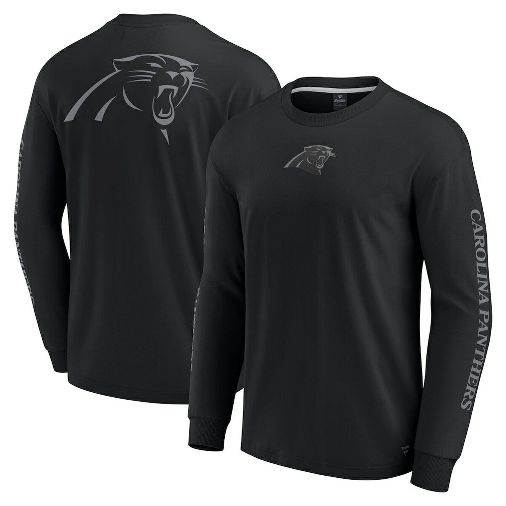 Carolina Panthers Unisex Elements Strive Long Sleeve T-Shirt Black - Fanatics
