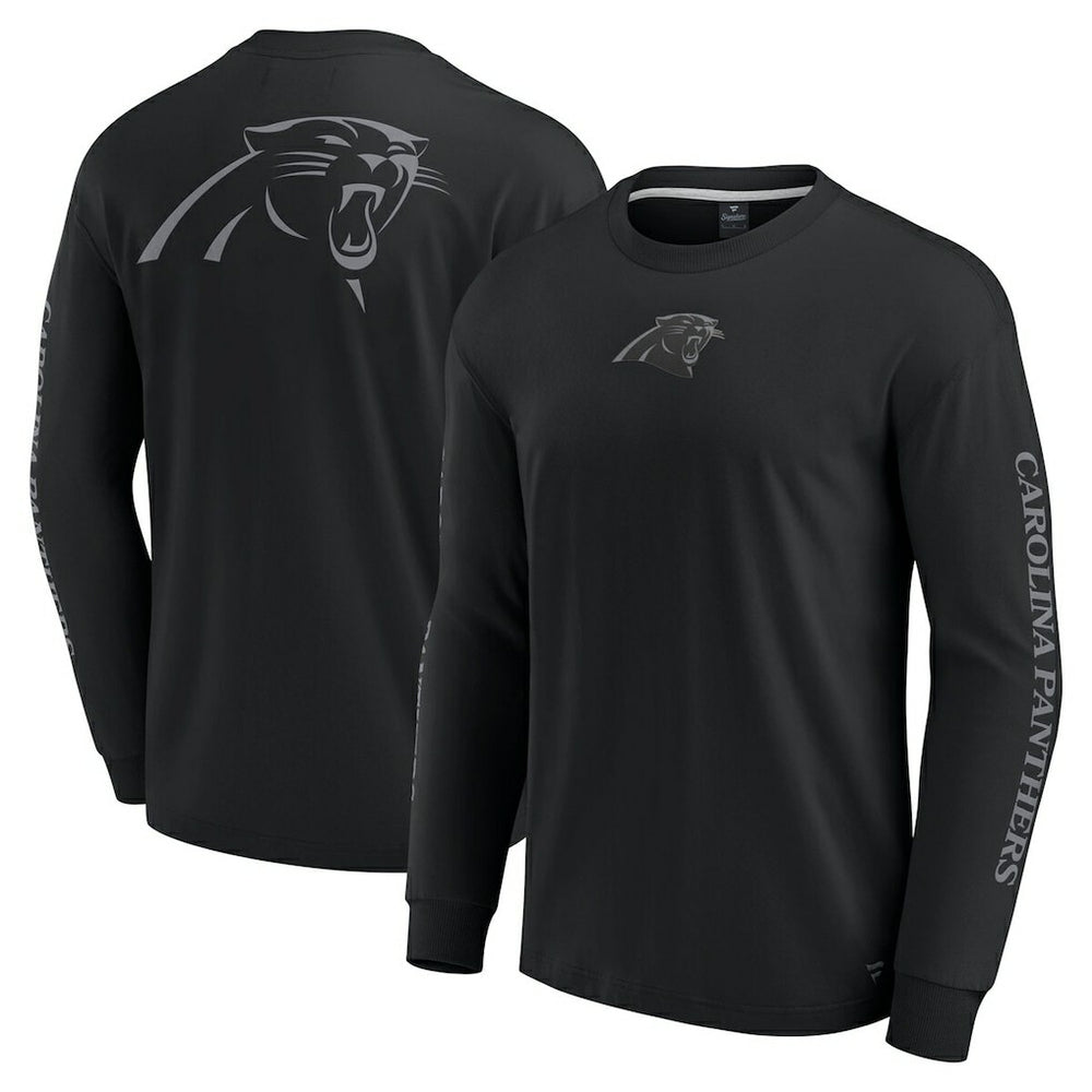 Carolina Panthers Unisex Elements Strive Long Sleeve T-Shirt Black - Fanatics