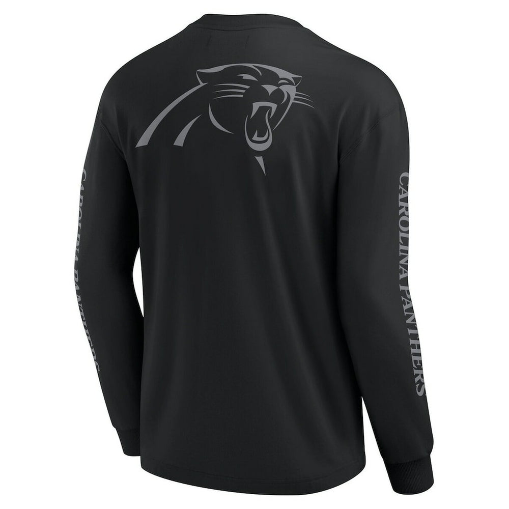 Carolina Panthers Unisex Elements Strive Long Sleeve T-Shirt Black - Fanatics