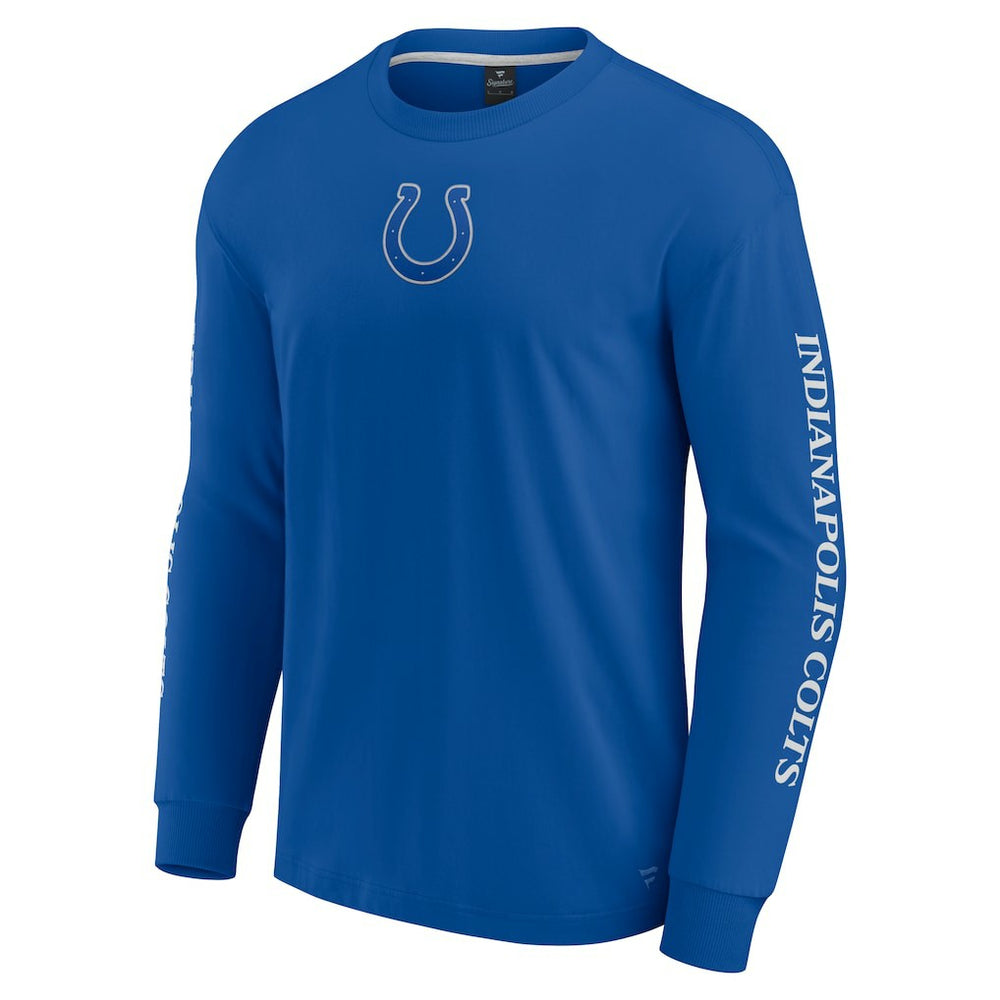Indianapolis Colts Unisex Elements Strive Long Sleeve T-Shirt Royal - Fanatics