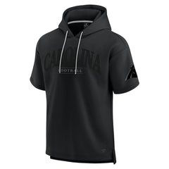 Carolina Panthers Unisex Elements Ready Short Sleeve Pullover Hoodie Black - Fanatics