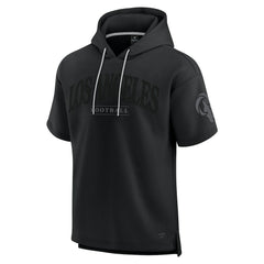 Los Angeles Rams Unisex Elements Ready Short Sleeve Pullover Hoodie Black - Fanatics