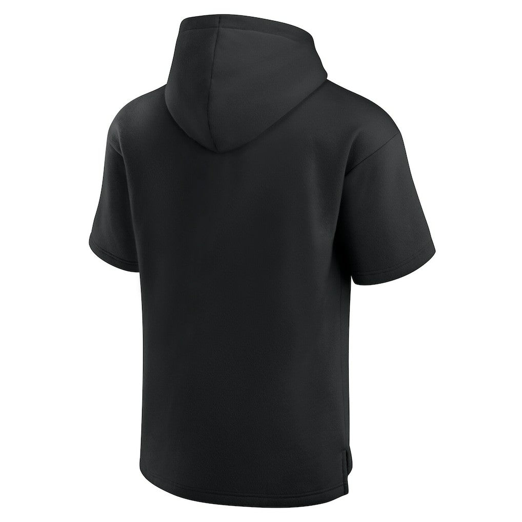 Miami Dolphins Unisex Elements Ready Short Sleeve Pullover Hoodie Black - Fanatics