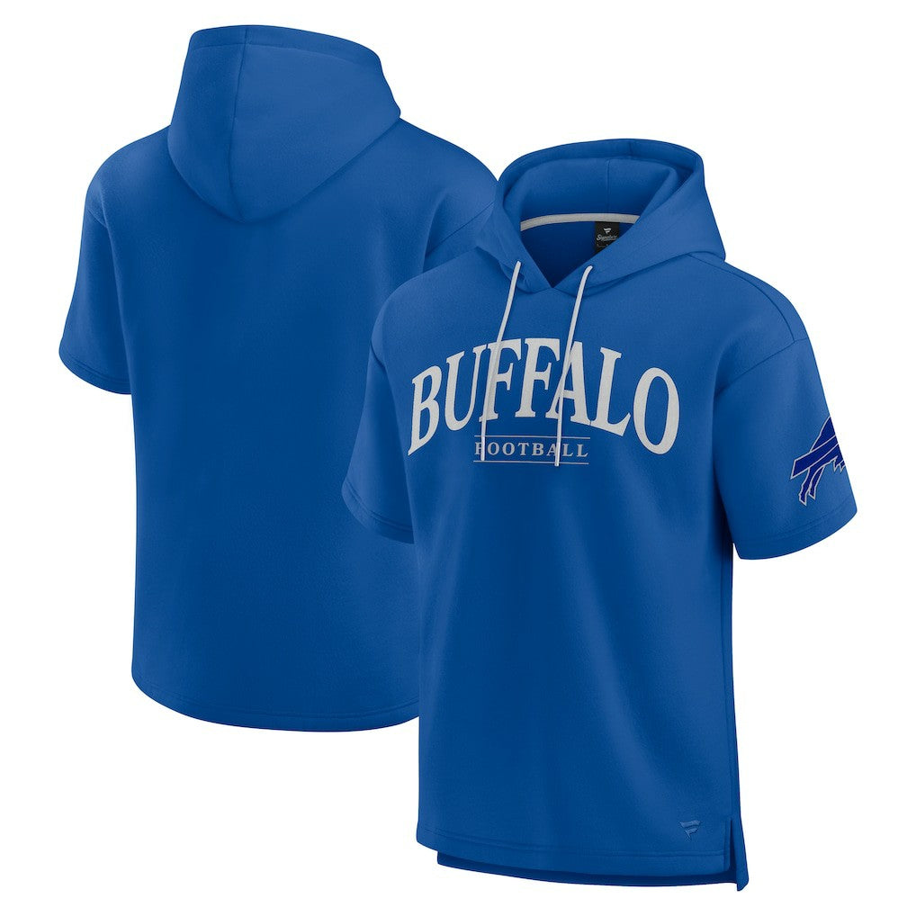 Buffalo Bills Unisex Elements Ready Short Sleeve Pullover Hoodie Royal - Fanatics