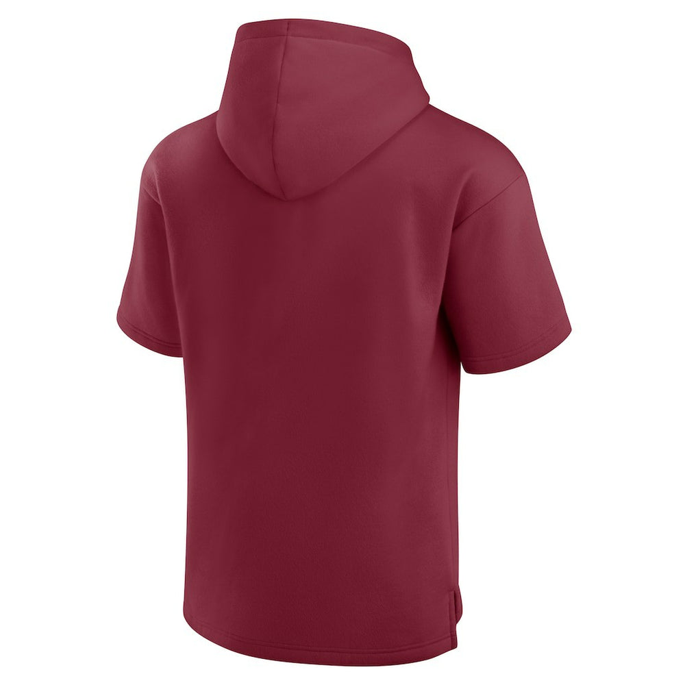 Arizona Cardinals Unisex Elements Ready Short Sleeve Pullover Hoodie Cardinal - Fanatics