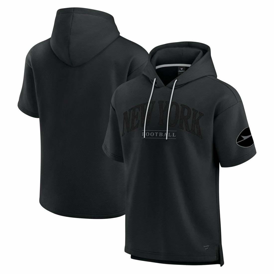 New York Jets Unisex Elements Ready Short Sleeve Pullover Hoodie Black - Fanatics