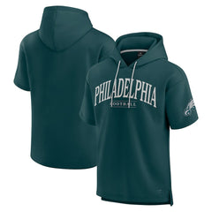 Philadelphia Eagles Unisex Elements Ready Short Sleeve Pullover Hoodie Green - Fanatics