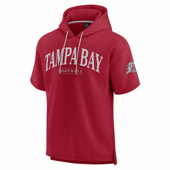 Tampa Bay Buccaneers Unisex Elements Ready Short Sleeve Pullover Hoodie Cardinal - Fanatics