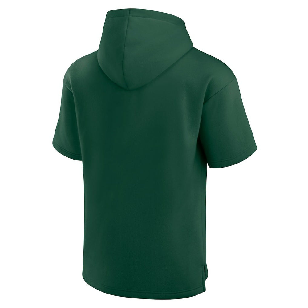 Green Bay Packers Unisex Elements Ready Short Sleeve Pullover Hoodie Green - Fanatics