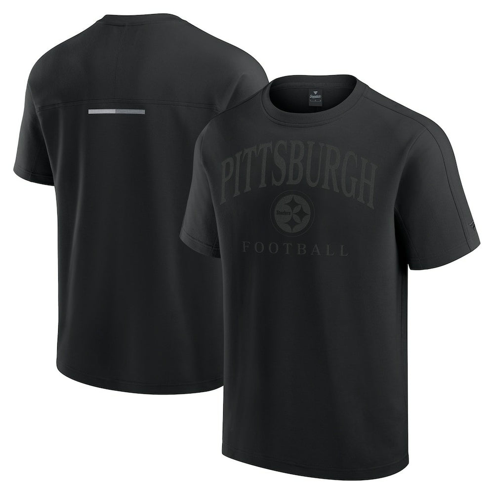 Pittsburgh Steelers Unisex Elements Flex Tri-Blend T-Shirt Black - Fanatics