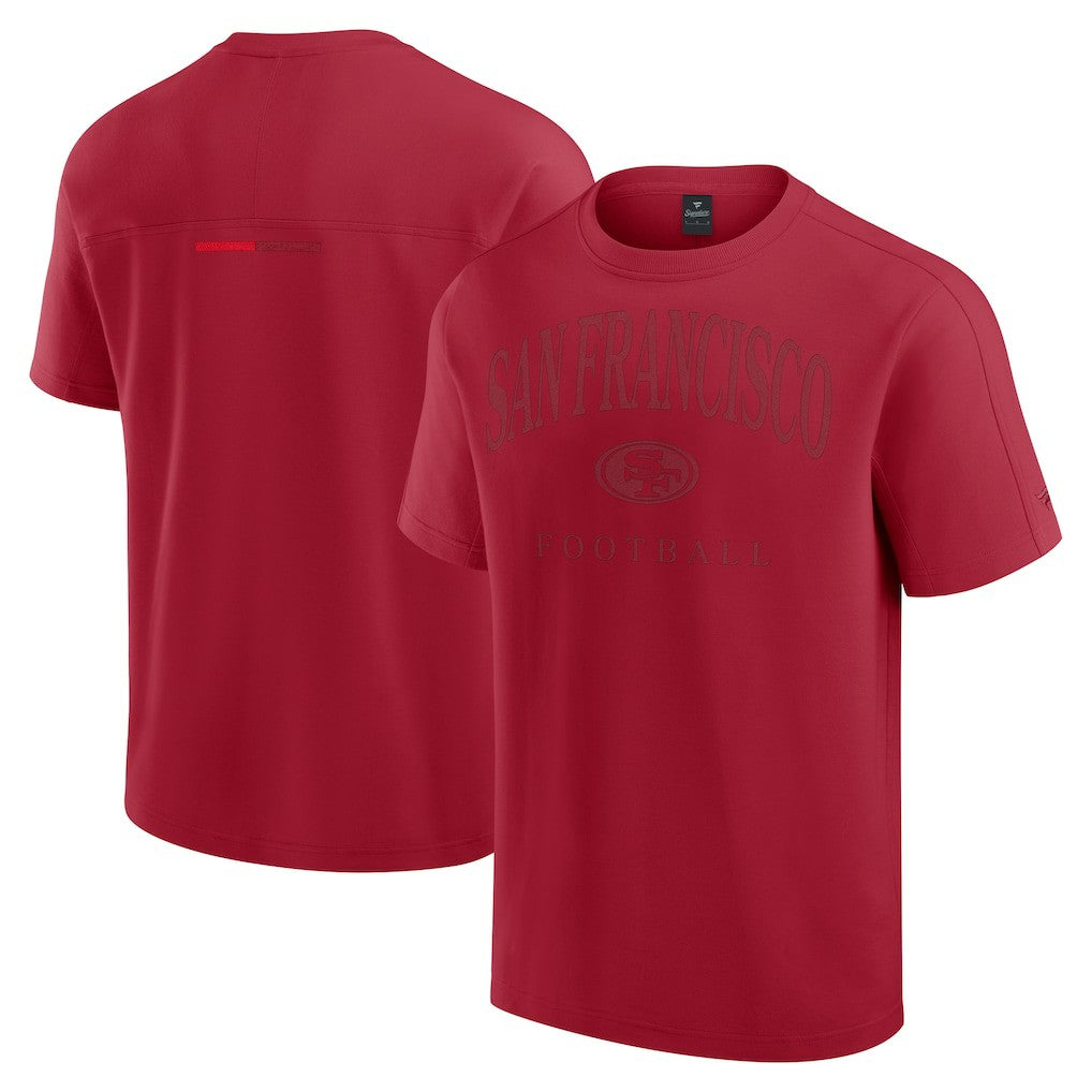 San Francisco 49ers Unisex Elements Flex Tri-Blend T-Shirt Scarlet - Fanatics