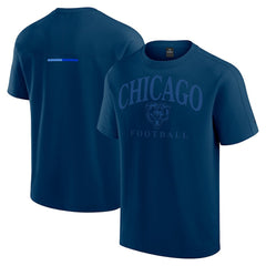 Chicago Bears Unisex Elements Flex Tri-Blend T-Shirt Navy - Fanatics