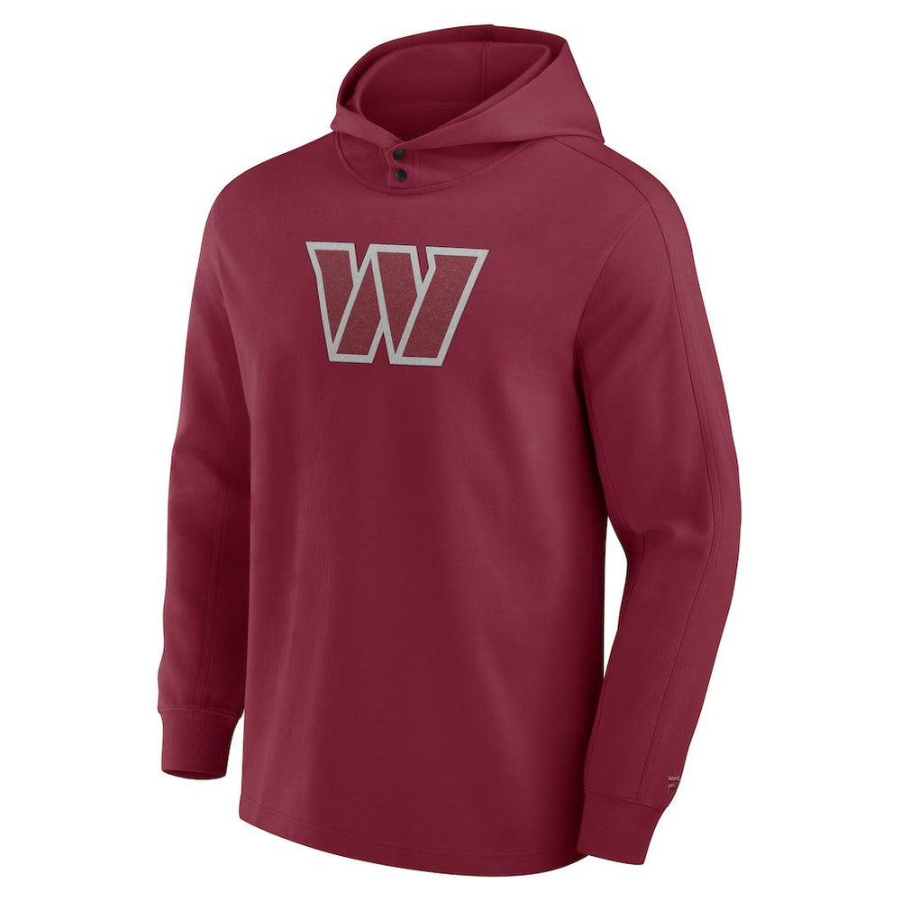 Washington Commanders Elements Blaze Tri-Blend Long Sleeve Hoodie T-Shirt Burgundy - Fanatics