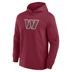 Washington Commanders Elements Blaze Tri-Blend Long Sleeve Hoodie T-Shirt Burgundy - Fanatics