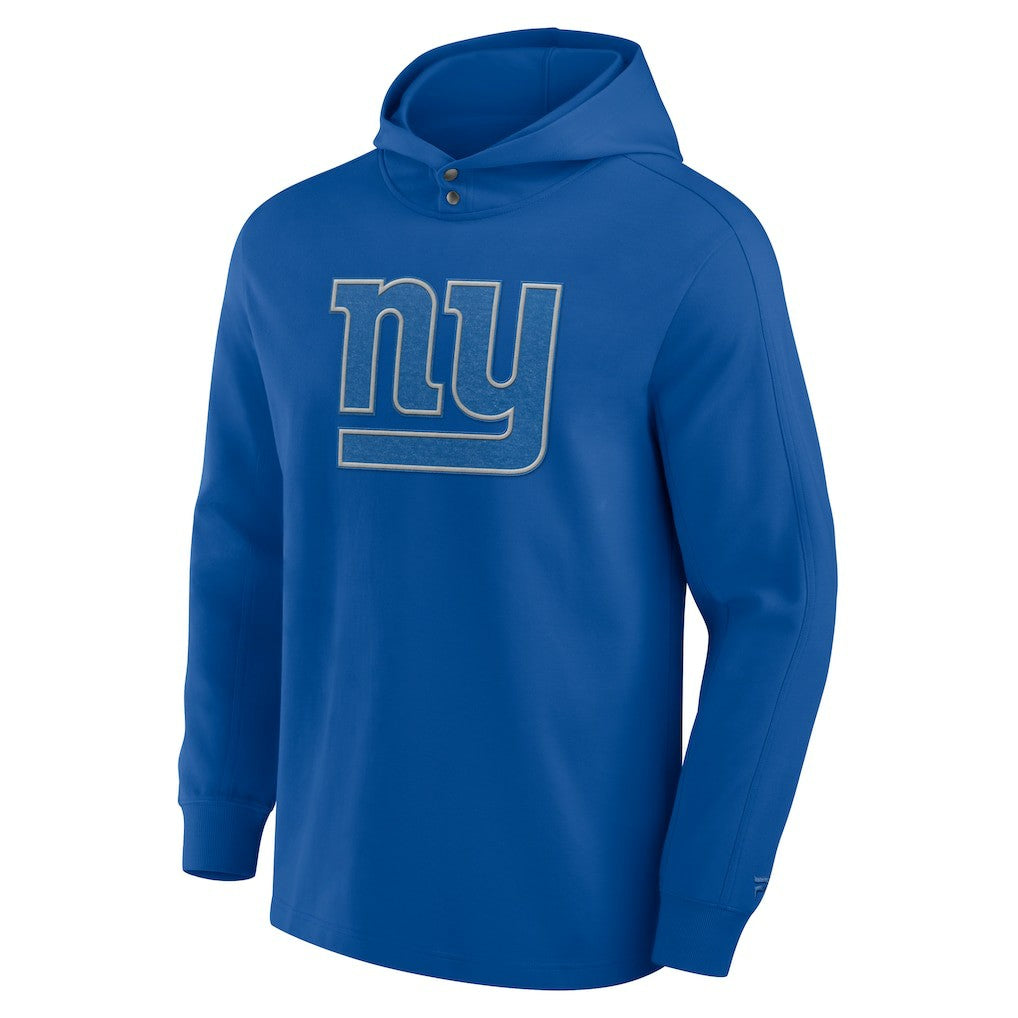 New York Giants Elements Blaze Tri-Blend Long Sleeve Hoodie T-Shirt Royal - Fanatics
