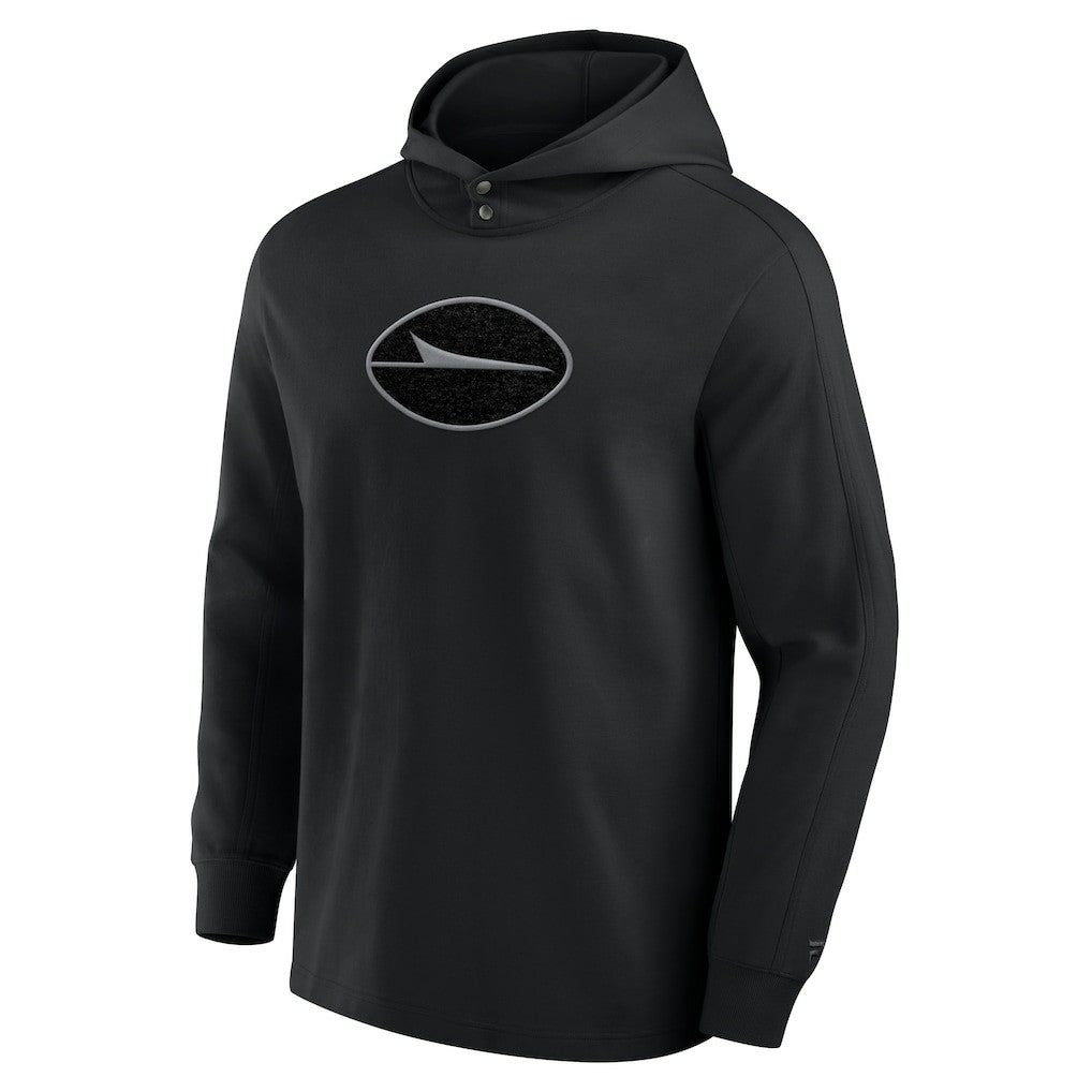 New York Jets Elements Blaze Tri-Blend Long Sleeve Hoodie T-Shirt Black - Fanatics