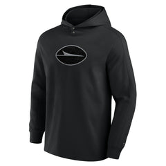 New York Jets Elements Blaze Tri-Blend Long Sleeve Hoodie T-Shirt Black - Fanatics