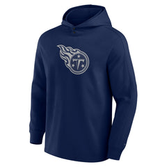 Tennessee Titans Elements Blaze Tri-Blend Long Sleeve Hoodie T-Shirt Navy - Fanatics