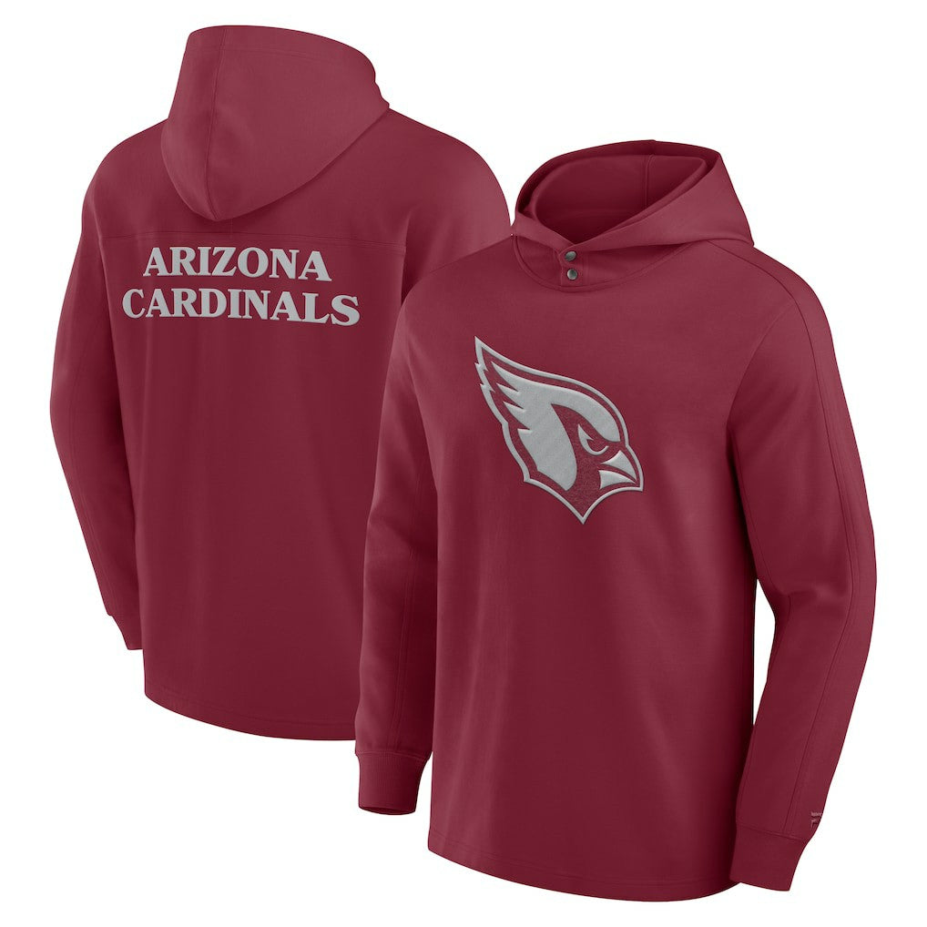 Arizona Cardinals Elements Blaze Tri-Blend Long Sleeve Hoodie T-Shirt Cardinal - Fanatics