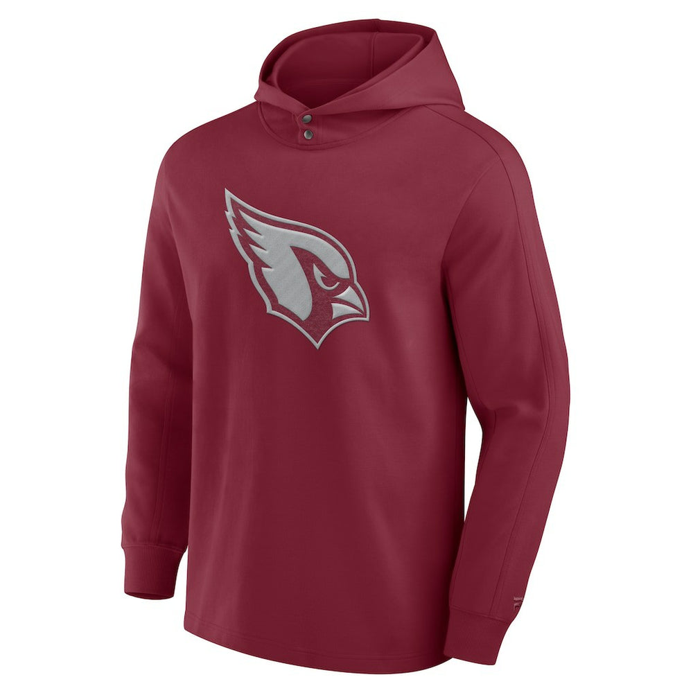 Arizona Cardinals Elements Blaze Tri-Blend Long Sleeve Hoodie T-Shirt Cardinal - Fanatics