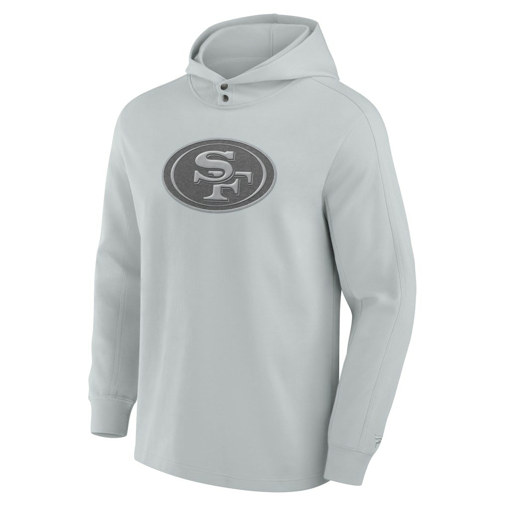 San Francisco 49ers Elements Blaze Tri-Blend Long Sleeve Hoodie T-Shirt Gray - Fanatics