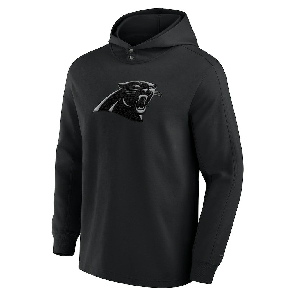 Carolina Panthers Elements Blaze Tri-Blend Long Sleeve Hoodie T-Shirt Black - Fanatics