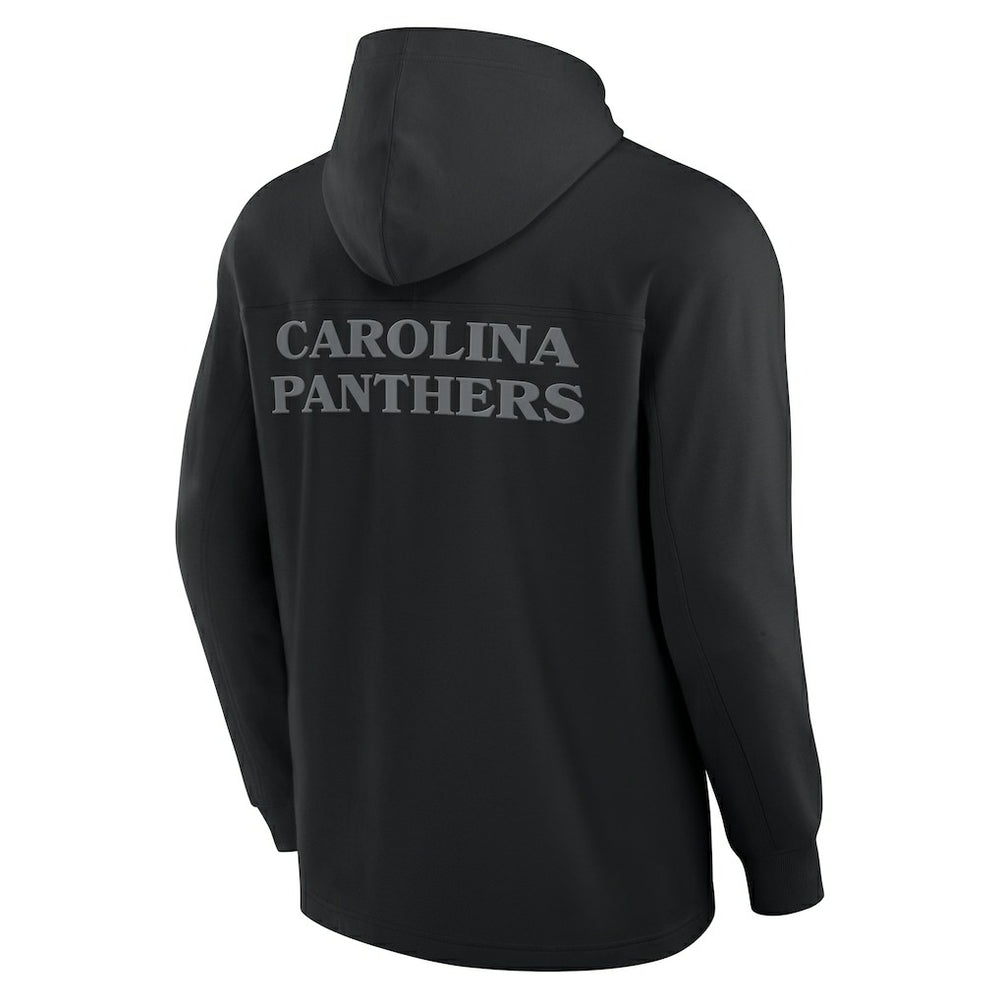 Carolina Panthers Elements Blaze Tri-Blend Long Sleeve Hoodie T-Shirt Black - Fanatics