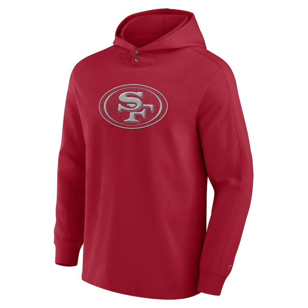 San Francisco 49ers Elements Blaze Tri-Blend Long Sleeve Hoodie T-Shirt Scarlet - Fanatics