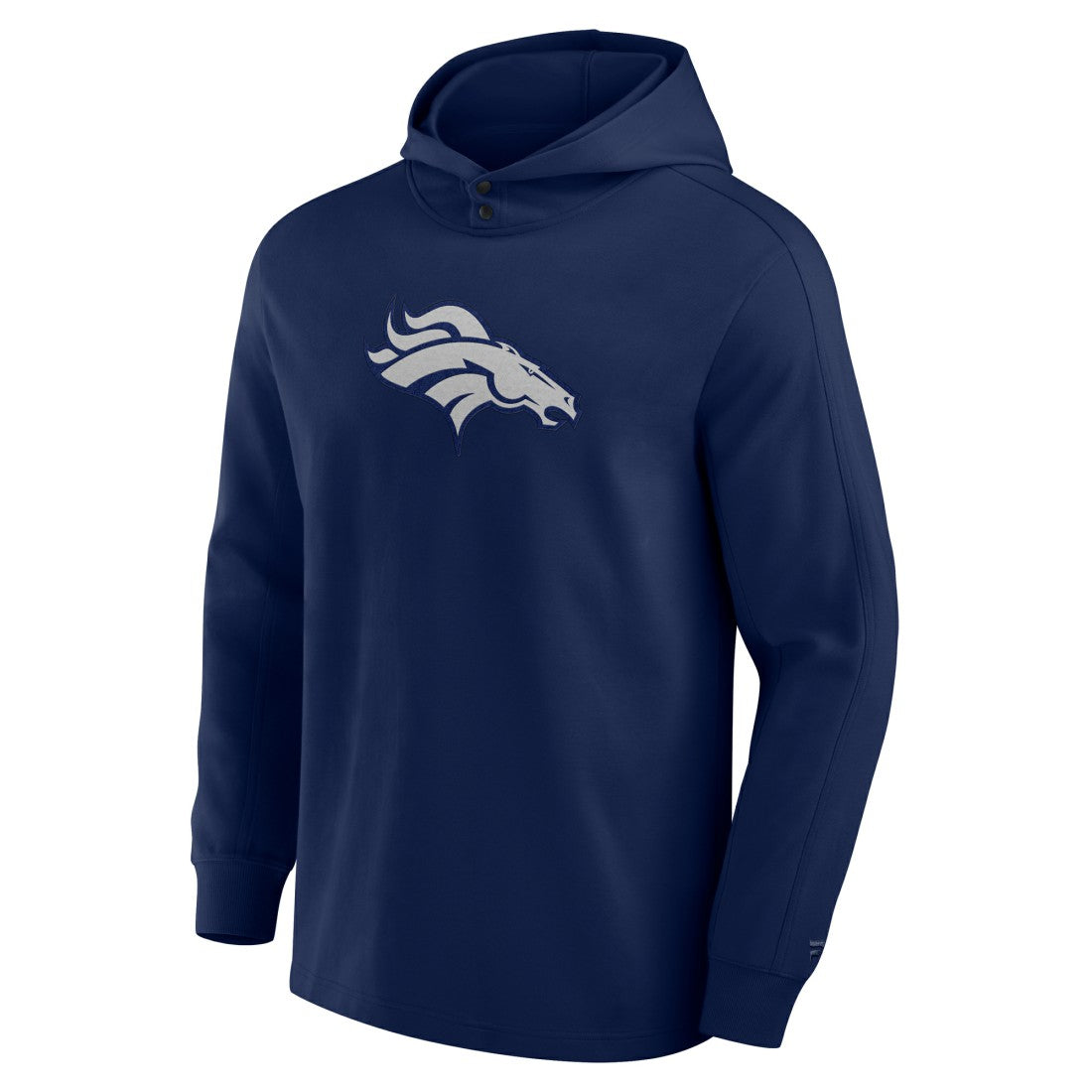 Denver Broncos Elements Blaze Tri-Blend Long Sleeve Hoodie T-Shirt Navy - Fanatics