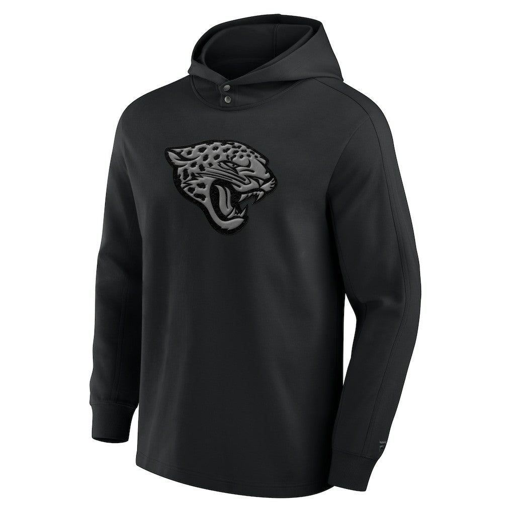 Jacksonville Jaguars Elements Blaze Tri-Blend Long Sleeve Hoodie T-Shirt Black - Fanatics