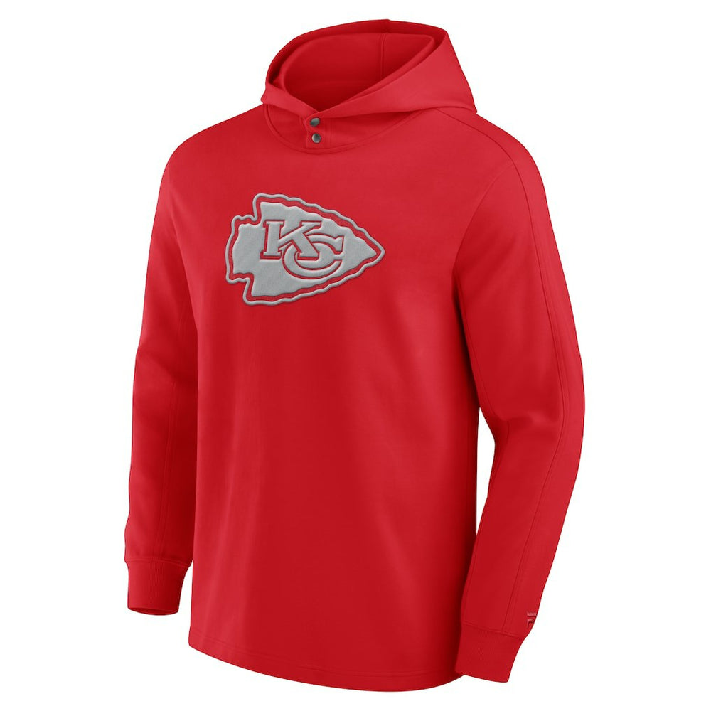 Kansas City Chiefs Elements Blaze Tri-Blend Long Sleeve Hoodie T-Shirt Red - Fanatics