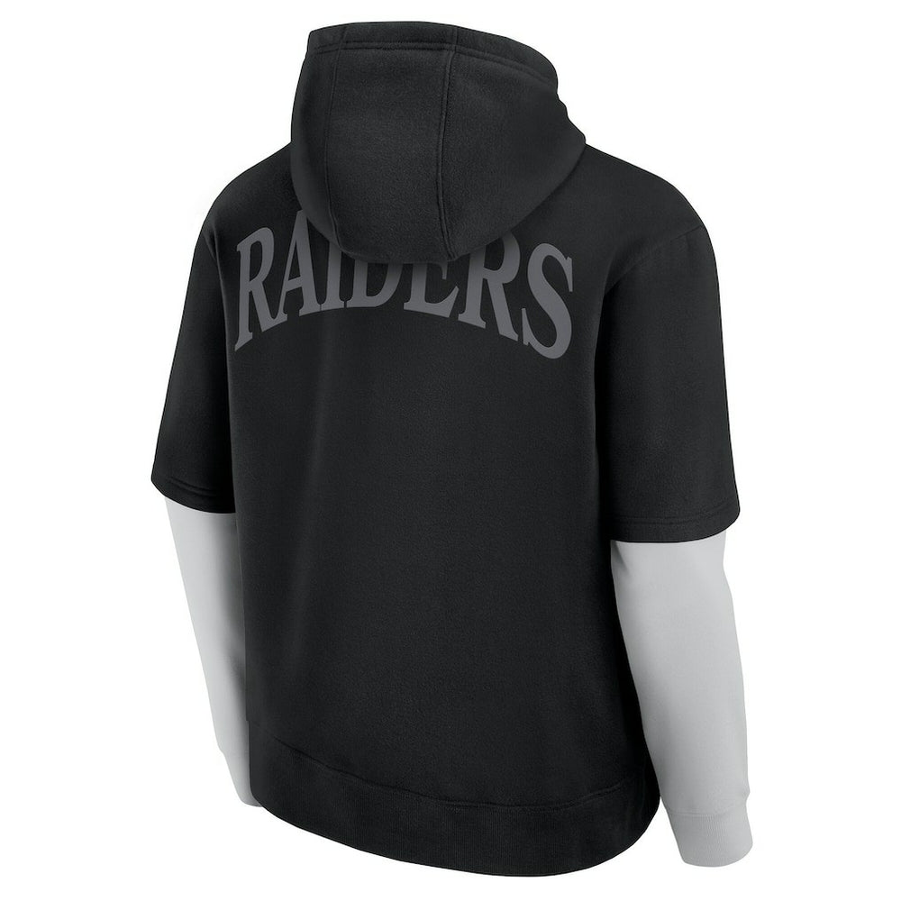 Las Vegas Raiders Unisex Sleek Elements Pullover Hoodie Black - Fanatics