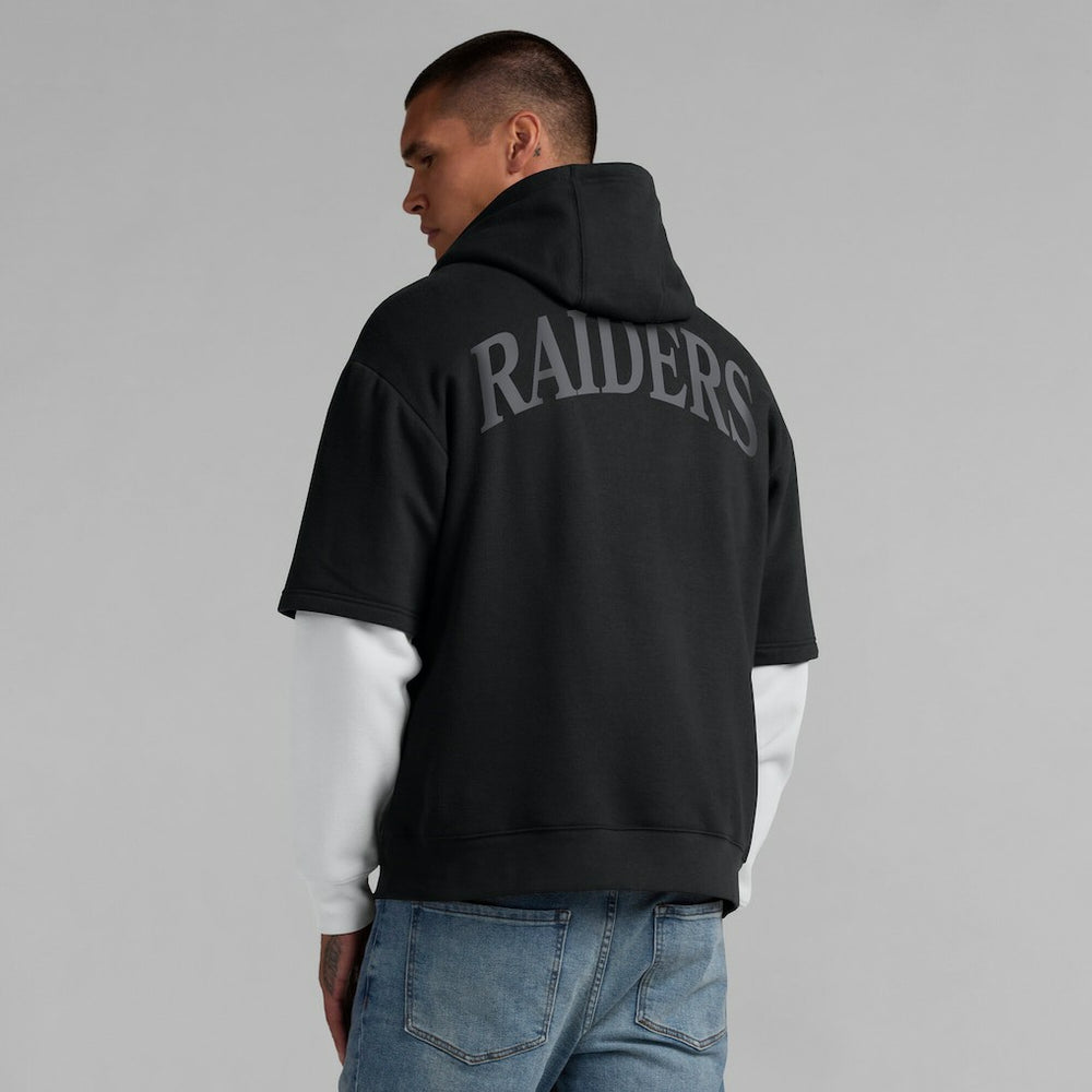 Las Vegas Raiders Unisex Sleek Elements Pullover Hoodie Black - Fanatics