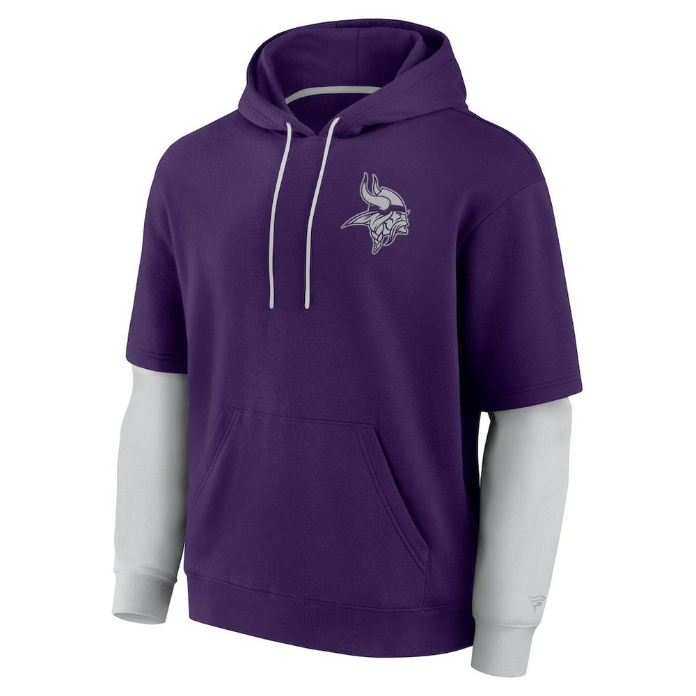 Minnesota Vikings Unisex Sleek Elements Pullover Hoodie Purple - Fanatics