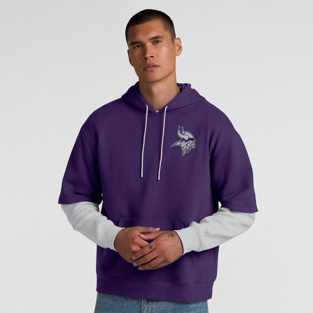 Minnesota Vikings Unisex Sleek Elements Pullover Hoodie Purple - Fanatics