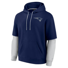 New England Patriots Unisex Sleek Elements Pullover Hoodie Navy - Fanatics