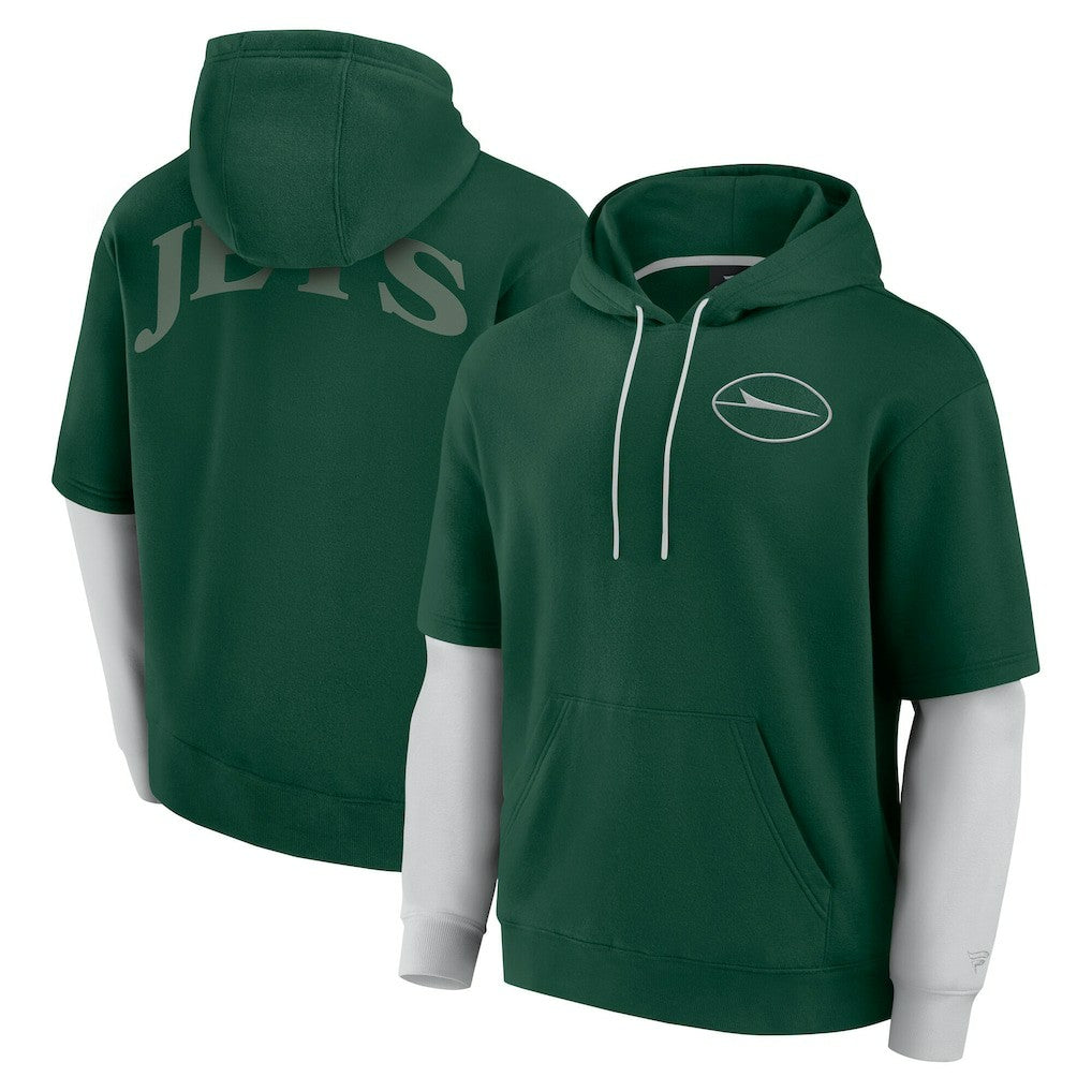 New York Jets Unisex Sleek Elements Pullover Hoodie Green - Fanatics