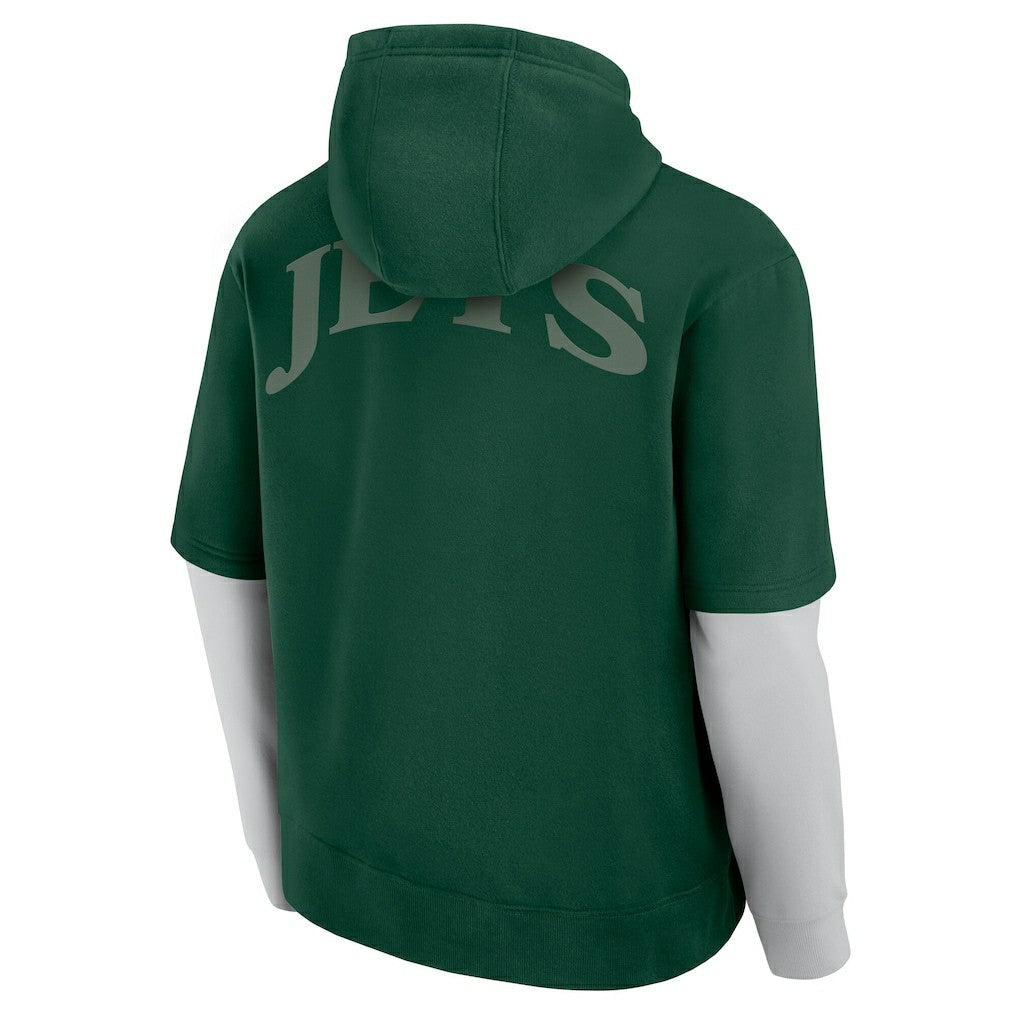 New York Jets Unisex Sleek Elements Pullover Hoodie Green - Fanatics