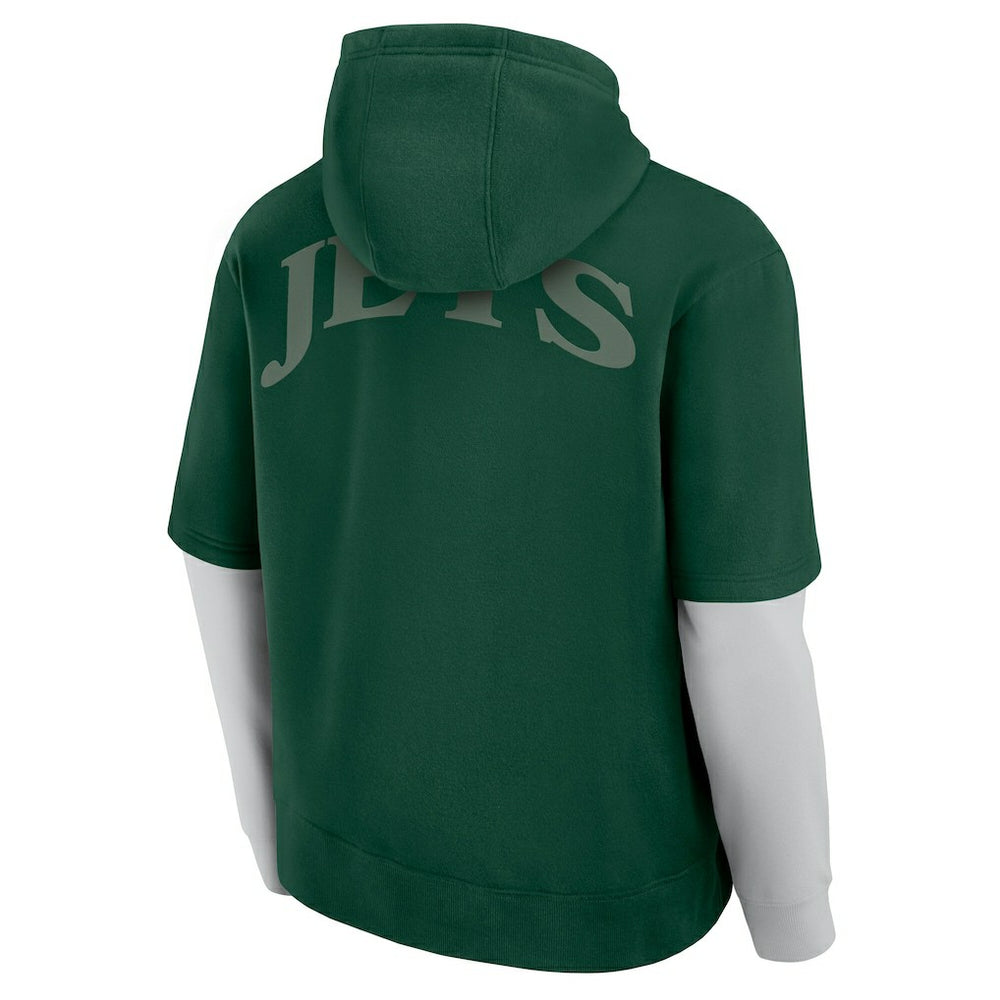New York Jets Unisex Sleek Elements Pullover Hoodie Green - Fanatics