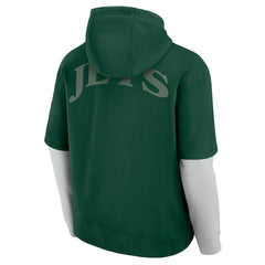 New York Jets Unisex Sleek Elements Pullover Hoodie Green - Fanatics