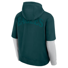 Philadelphia Eagles Unisex Sleek Elements Pullover Hoodie Green - Fanatics