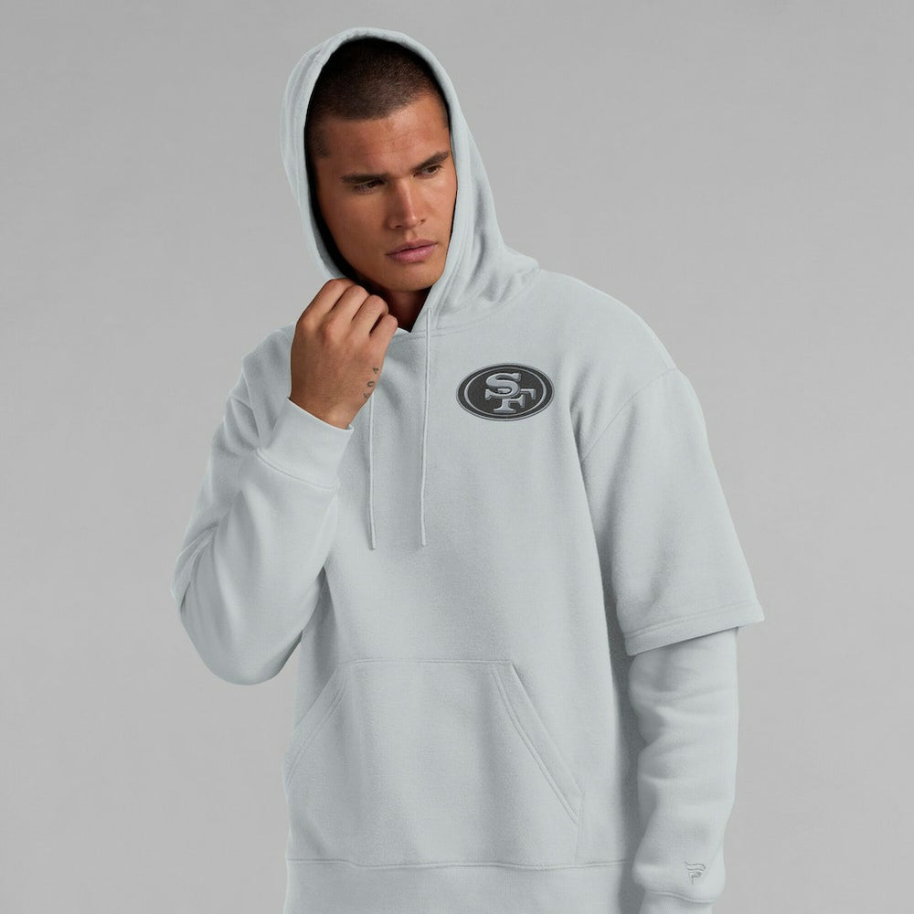San Francisco 49ers Unisex Sleek Elements Pullover Hoodie Gray - Fanatics
