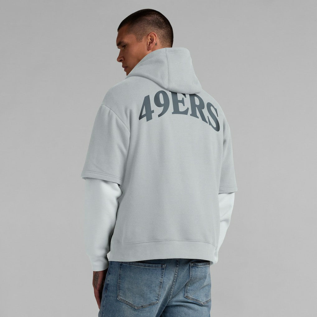 San Francisco 49ers Unisex Sleek Elements Pullover Hoodie Gray - Fanatics