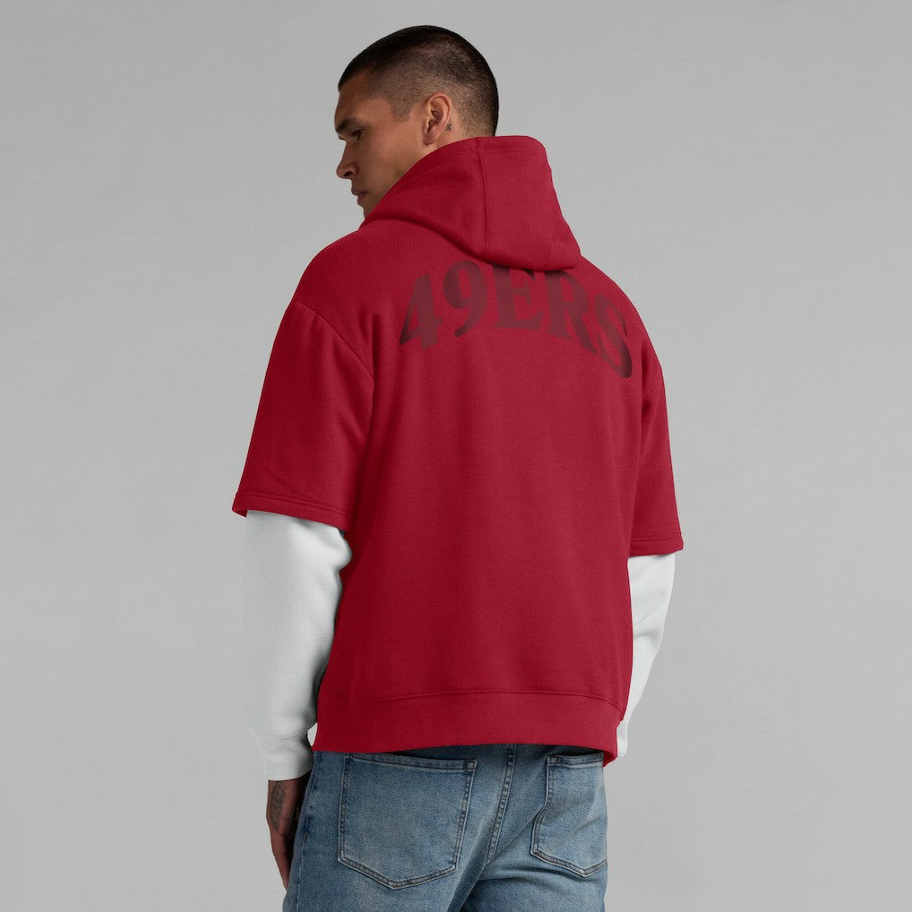 San Francisco 49ers Unisex Sleek Elements Pullover Hoodie Scarlet - Fanatics
