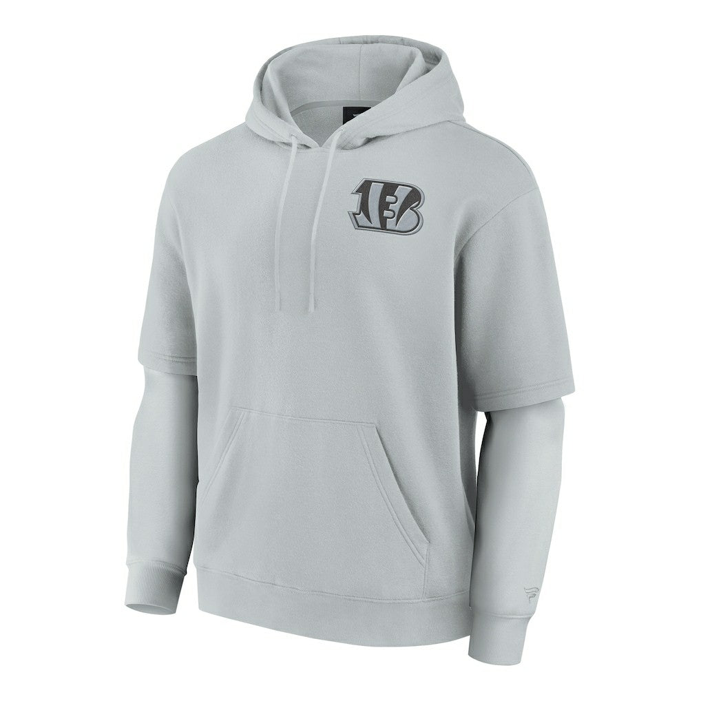 Cincinnati Bengals Unisex Sleek Elements Pullover Hoodie Gray - Fanatics