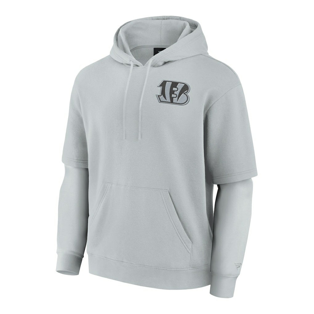 Cincinnati Bengals Unisex Sleek Elements Pullover Hoodie Gray - Fanatics