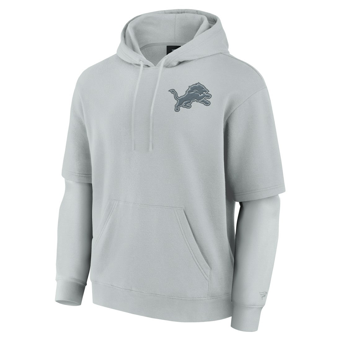 Detroit Lions Unisex Sleek Elements Pullover Hoodie Gray - Fanatics