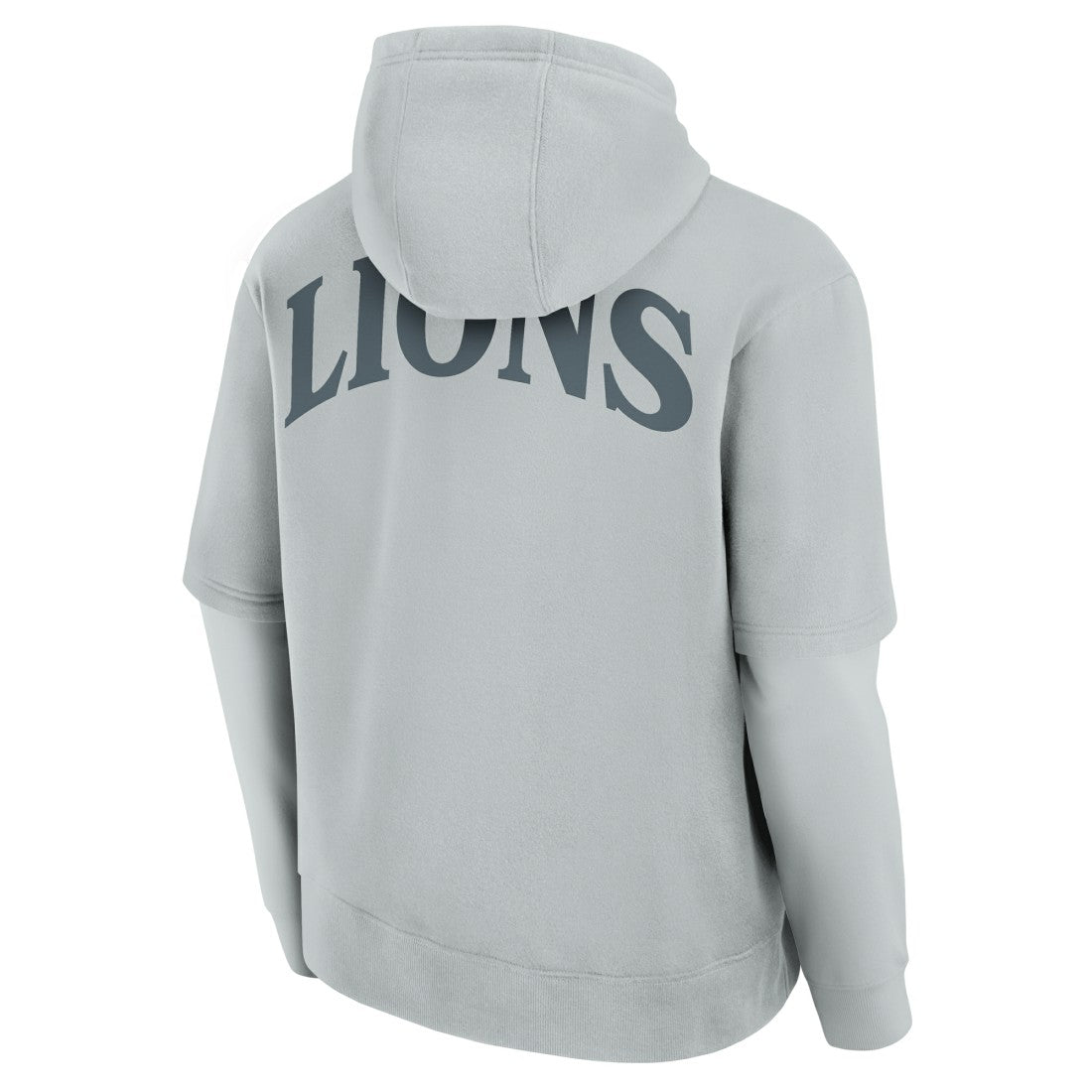 Detroit Lions Unisex Sleek Elements Pullover Hoodie Gray - Fanatics