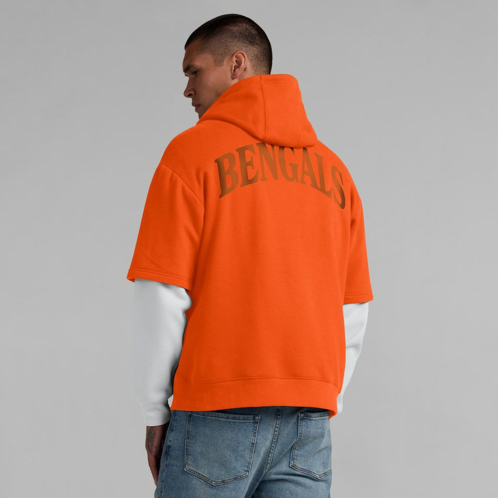 Cincinnati Bengals Unisex Sleek Elements Pullover Hoodie Orange - Fanatics
