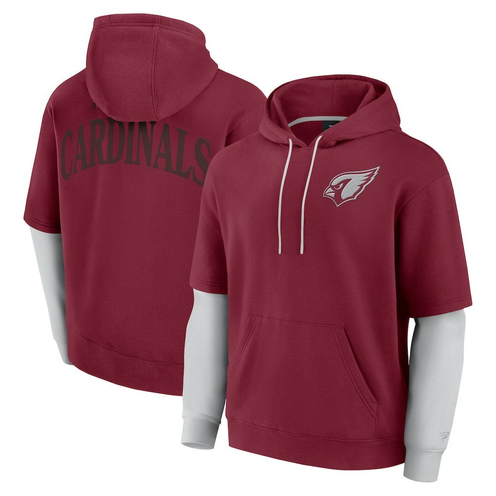 Arizona Cardinals Unisex Sleek Elements Pullover Hoodie Cardinal - Fanatics